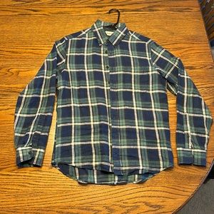 Taylor Stitch The Jack shirt - Blackwatch Plaid Linen - Size 38